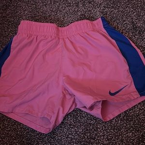 Nike Dri-Fit Pink and Blue shorts